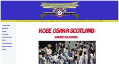 Desktop Screenshot of kobeosakascotland.com